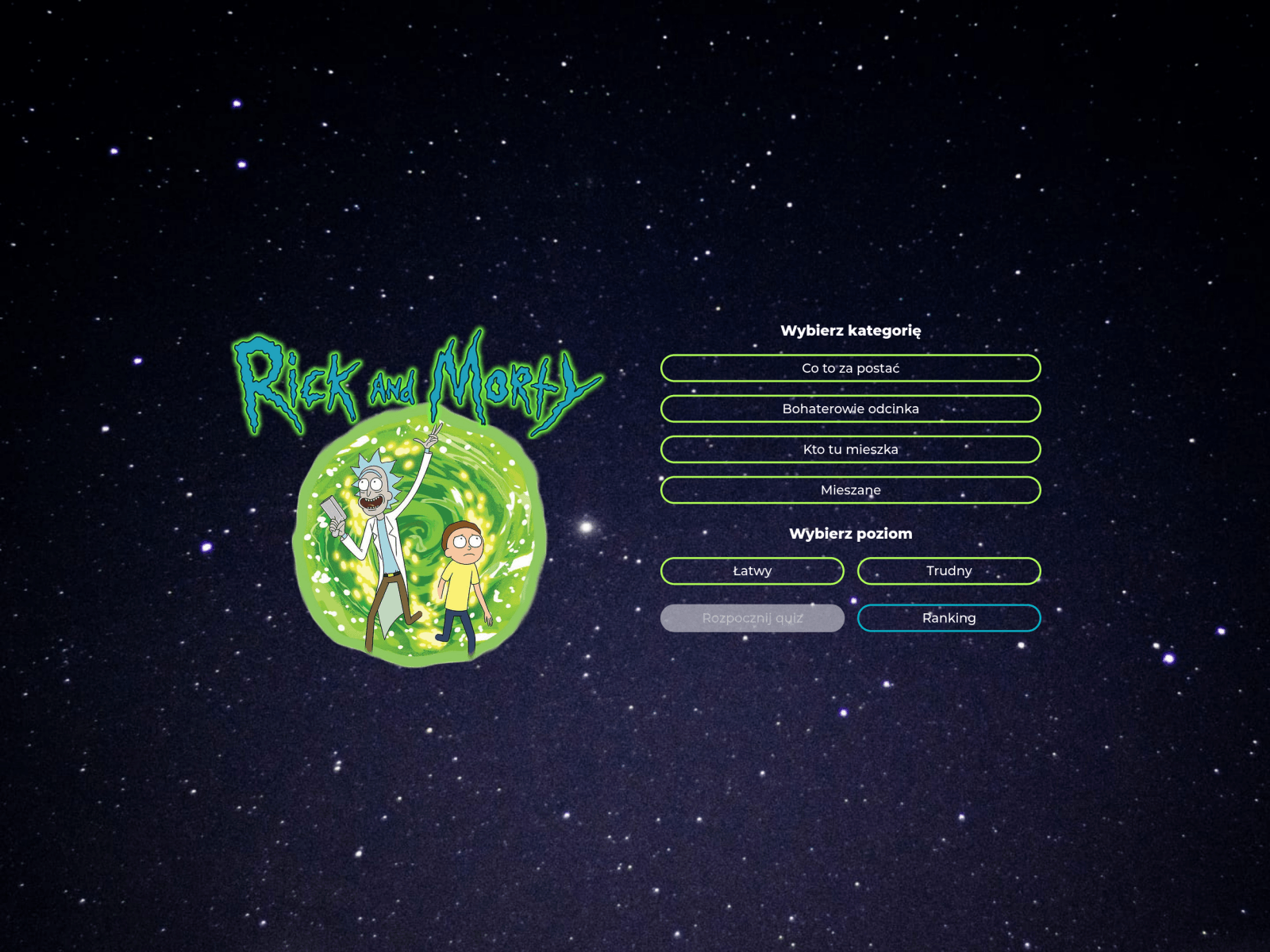 Rick and Morty Quiz